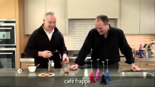 How to make a frappé coffee using an aerolatte milk frother [upl. by Icat]