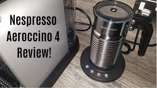 Nespresso Aeroccino 4 Milk Frother Review  Worth upgrading from the Aeroccino 3 [upl. by Avram]