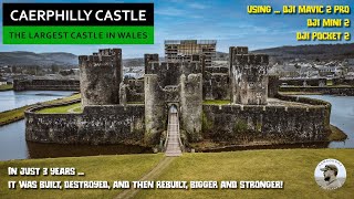 Caerphilly Castle  The Largest in Wales 2nd in Britain [upl. by Jenine]