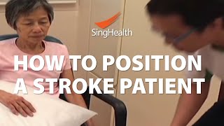 How To Position A Stroke Patient [upl. by Aihsekyw]