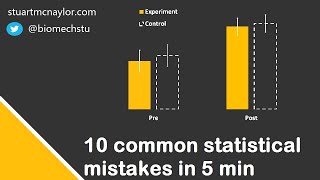 Ten Statistical Mistakes in 5 Min [upl. by Cavil]