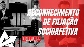 DIREITO DE FAMÍLIA Reconhecimento de filiação socioafetiva [upl. by Mikihisa]