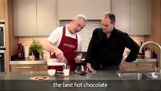 How to make a hot chocolate using an aerolatte milk frother [upl. by Yor]