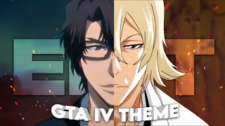 Aizen x Urahara  GTA IV Theme Edit [upl. by Relyat]